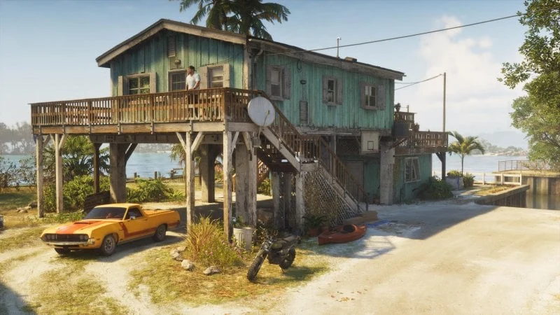 Casa su palafitte e automobile, fra i bonus della Ultimate Edition.